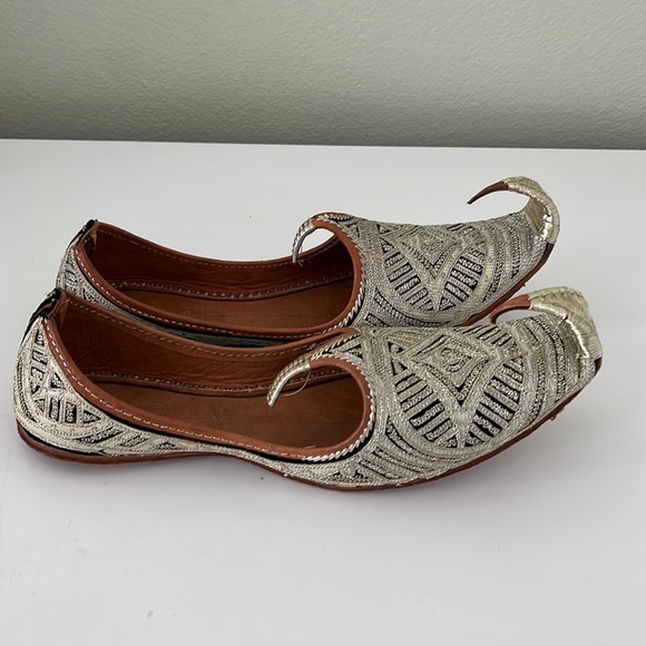 Arabian Handcrafted Leather Women’s Shoes Size 9 - Picture 2 of 6